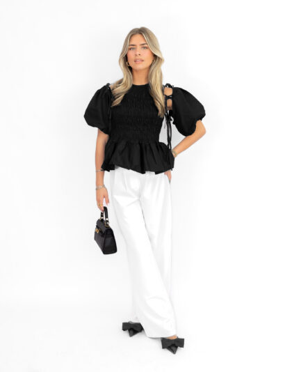 Alternative view of Lea strikjes top zwart