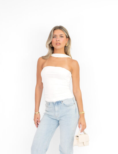 Alternative view of Lana halter top wit