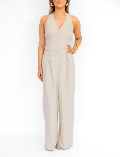 Sarien jumpsuite beige