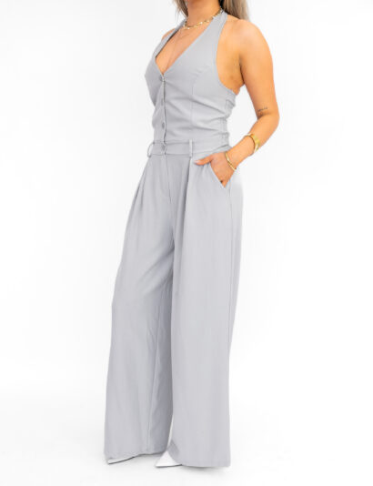 Alternative view of Sarien jumpsuit licht grijs