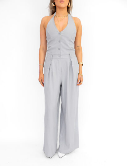 Sarien jumpsuit licht grijs