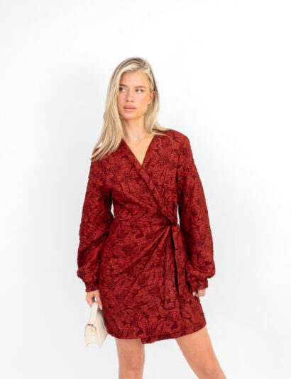 Alternative view of Marly jurk bordeaux rood