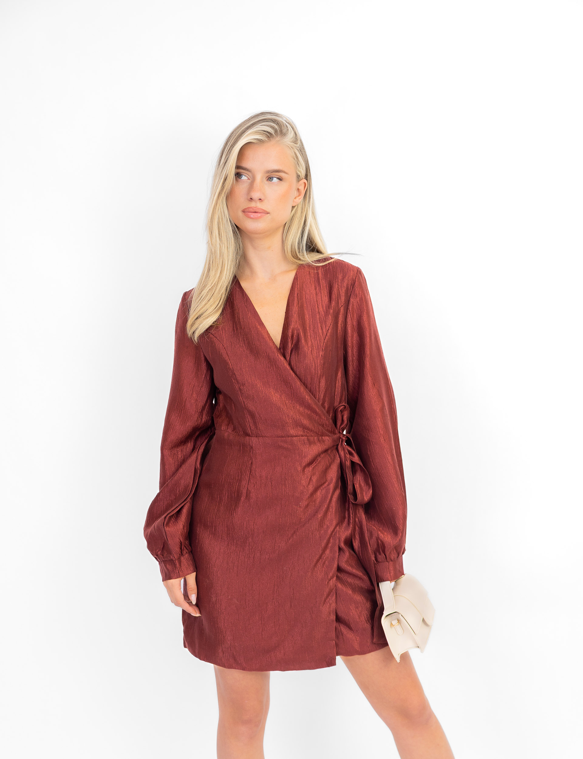 Valerie jurk bordeaux