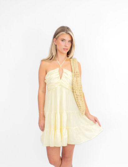 Liz jurk butter yellow
