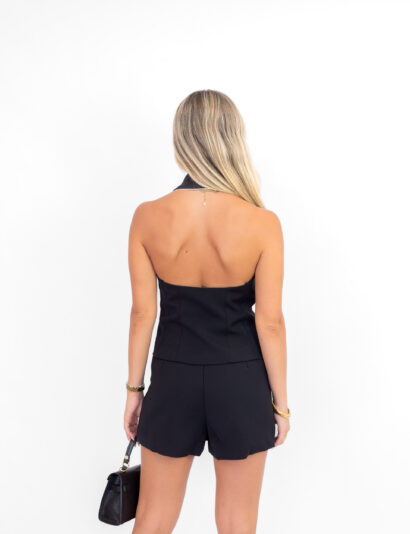 Nilah halter top zwart