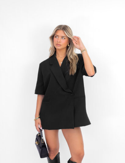 Imre box blazer zwart