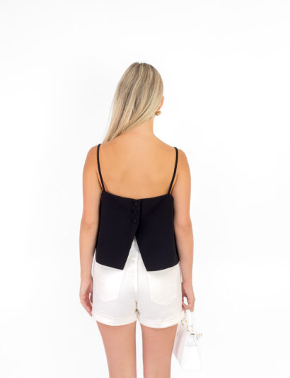 Alternative view of Amara top zwart