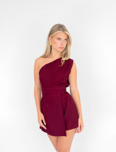 Alternative view of Lovi playsuit bordeaux rood