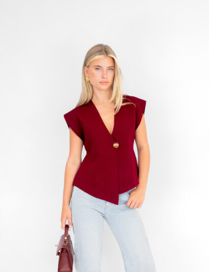 Myla top bordeaux
