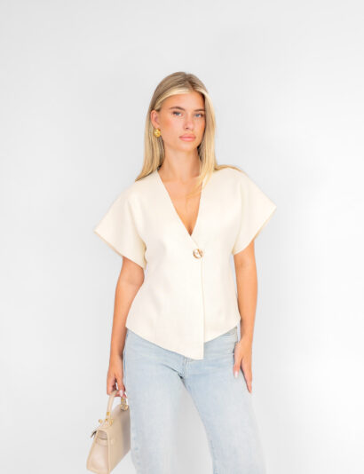 Mae top beige
