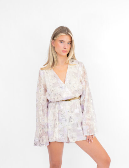 Annique playsuit zilver