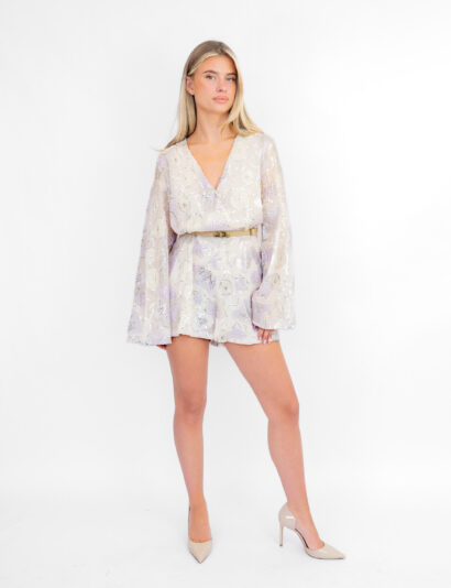 Alternative view of Annique playsuit zilver