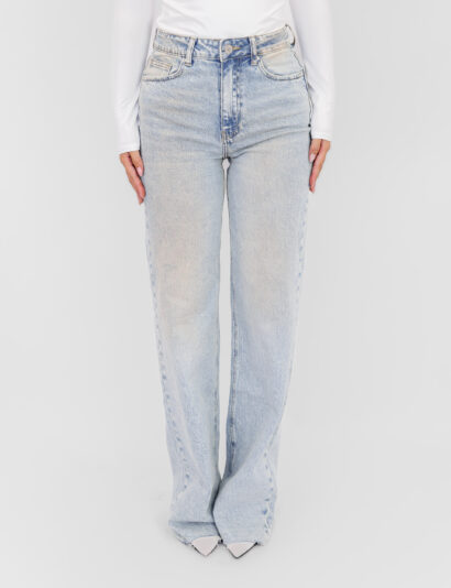 Mikkie wide leg tall jeans blauw