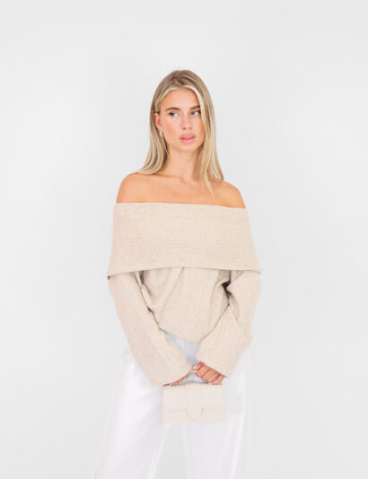 Alternative view of Maren trui beige