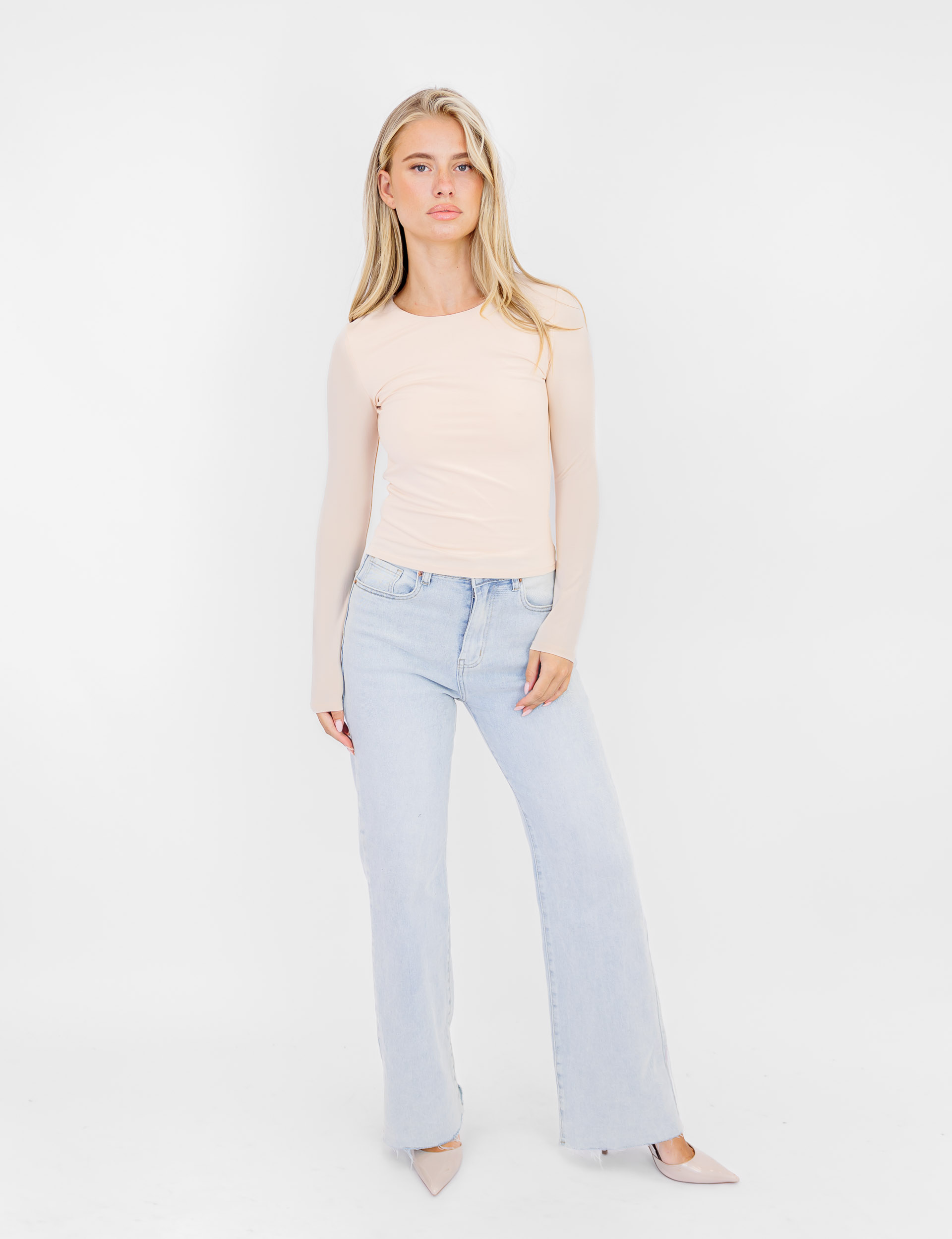 Merle basic top beige - Afbeelding 5