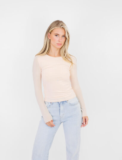 Alternative view of Merle basic top beige