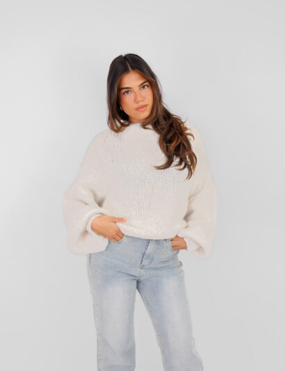 Kiki trui licht beige