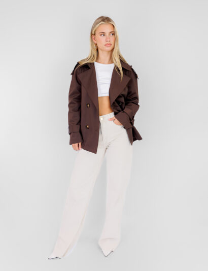 Alternative view of Nadira trenchcoat bruin