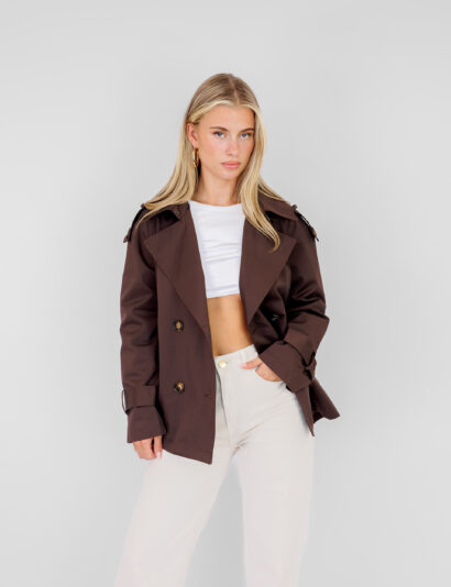Nadira trenchcoat bruin