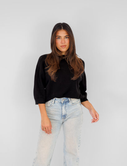 Alternative view of Belle top zwart