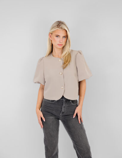 Rosie top taupe