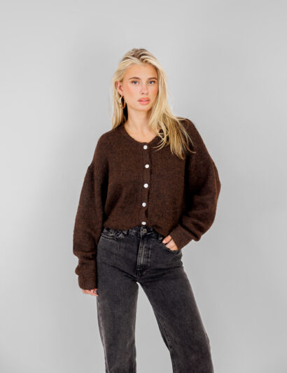 Kailey trui donkerbruin