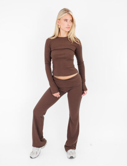 Faylin comfy flair pants bruin