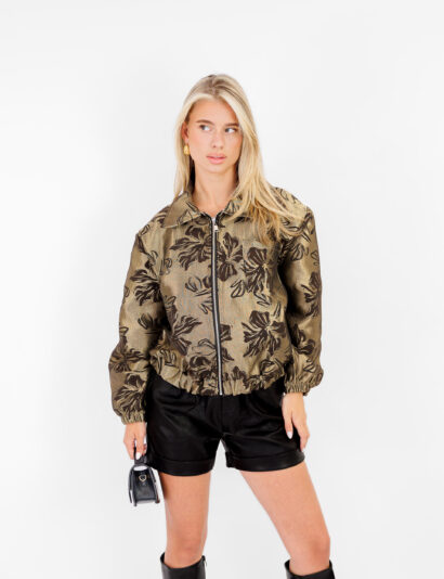 Alternative view of Janey bloem jas donkerbruin