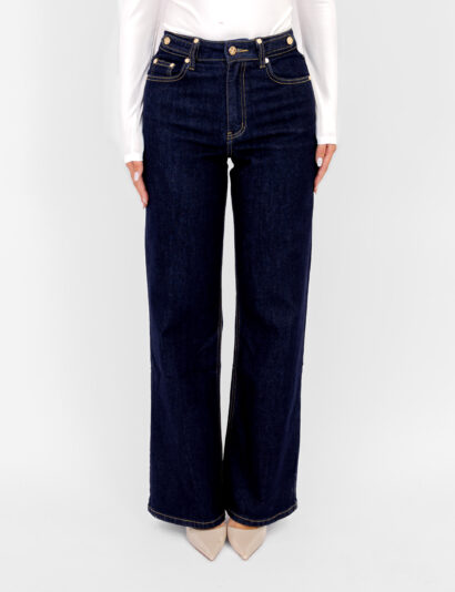 Aylin wide leg jeans donkerblauw