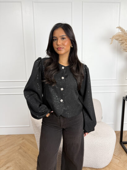 Alternative view of Xess top zwart