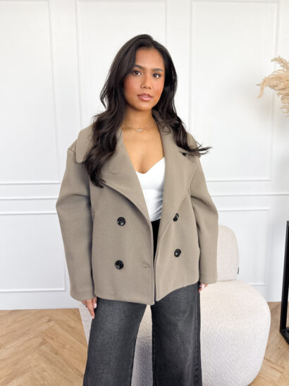 Alternative view of Sabrina jas taupe