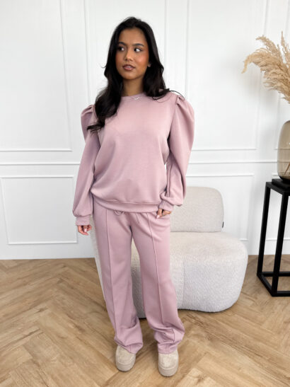 Laris comfy set oud roze