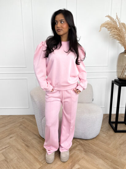 Laris comfy set roze