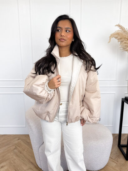 Alternative view of Jacky jas beige