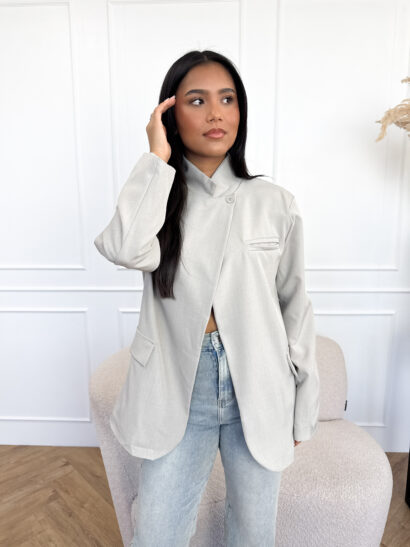 Mae blazer taupe