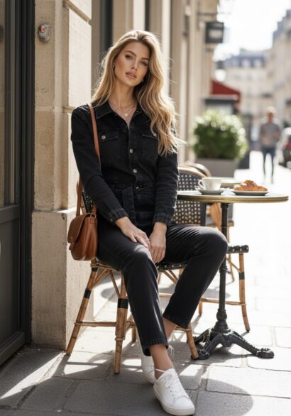 Alternative view of Jelena jumpsuit donkergrijs